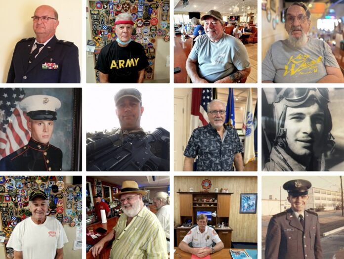 a collage of photos of men in uniform